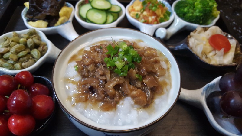 肉燥粥套餐