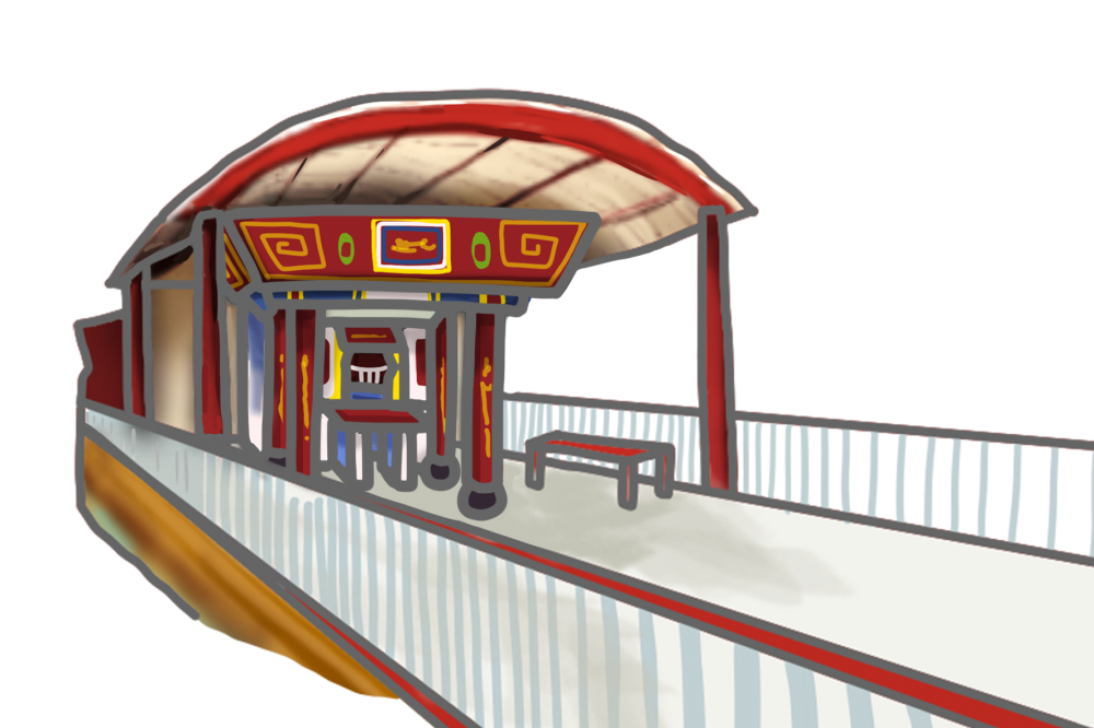 水上土地公